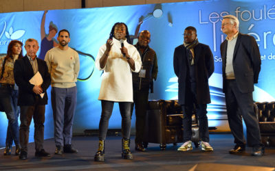 Les foulées littéraires avec Clarisse Agbegnenou