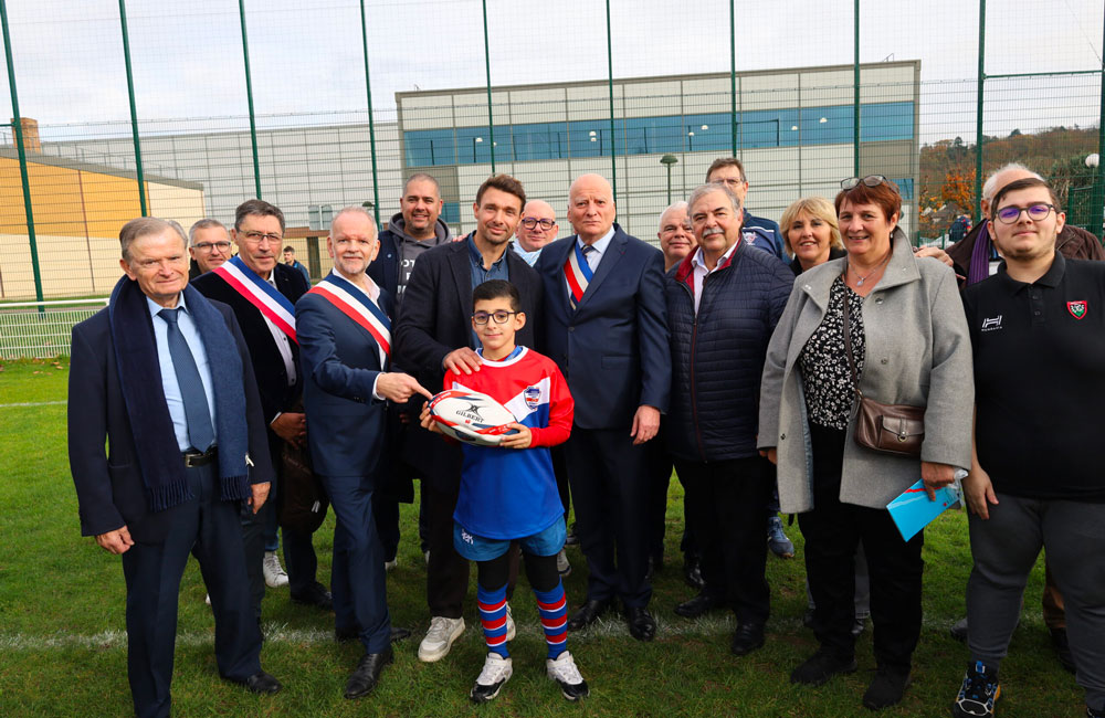 Inauguration complexe sportif | Vincent Clerc