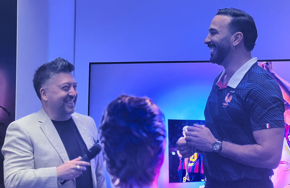 Lancement TV Ambilight | Chris Marques & Adil Rami